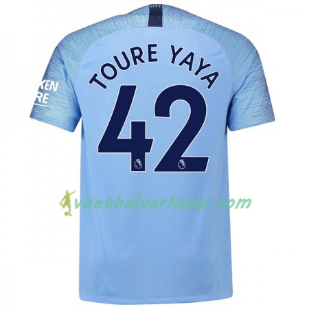 Manchester City Toure Yaya 42 Thuisshirt 2018/2019